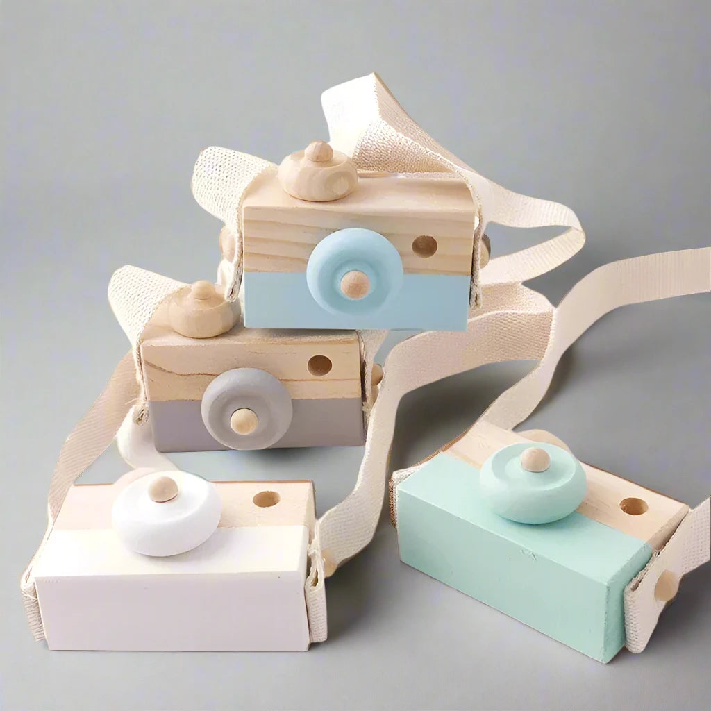 Wooden Montessori Camera Toy