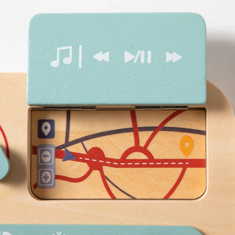 Wooden Car Busy Board