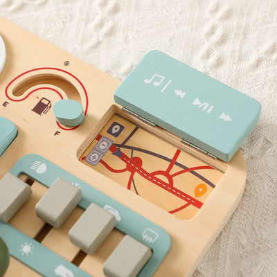 Wooden Car Busy Board