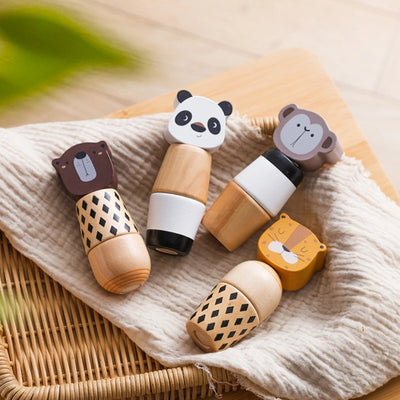 Panda Wooden Animal Tower Puzzle