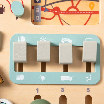 Wooden Car Busy Board